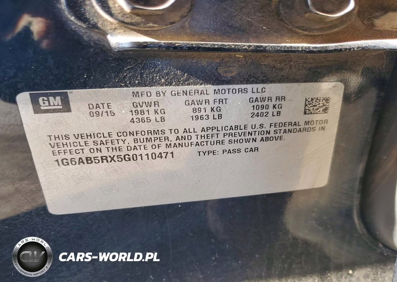 2016 Cadillac Ats Luxury VIN:1G6AB5RX5G0110471 - 12