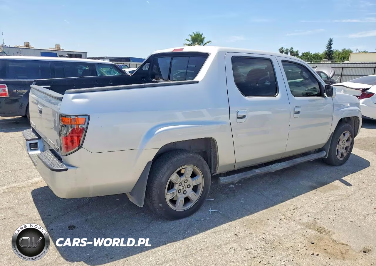 2007 Honda Ridgeline Rtl VIN:2HJYK16537H537078 - 3