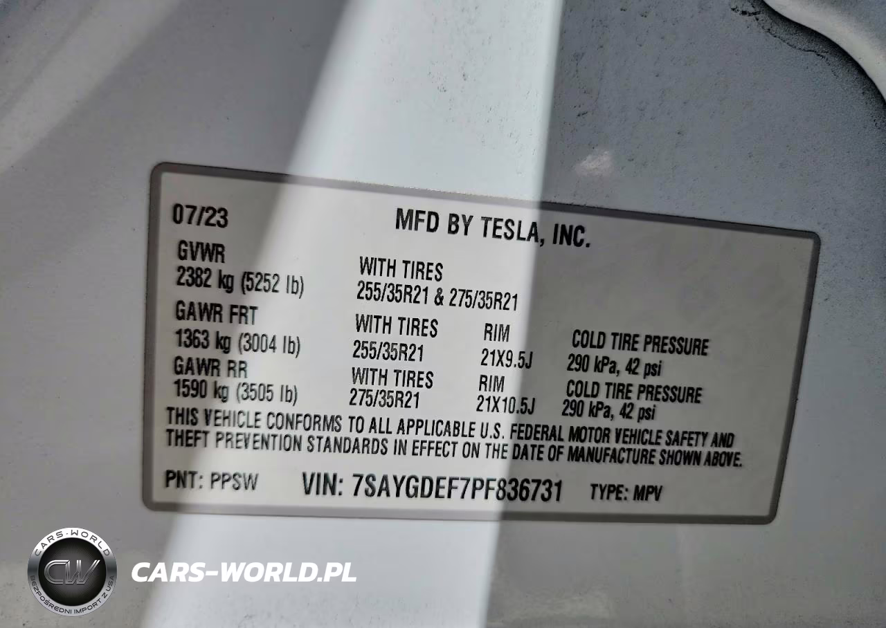 2023 Tesla Model Y VIN:7SAYGDEF7PF836731 - 13