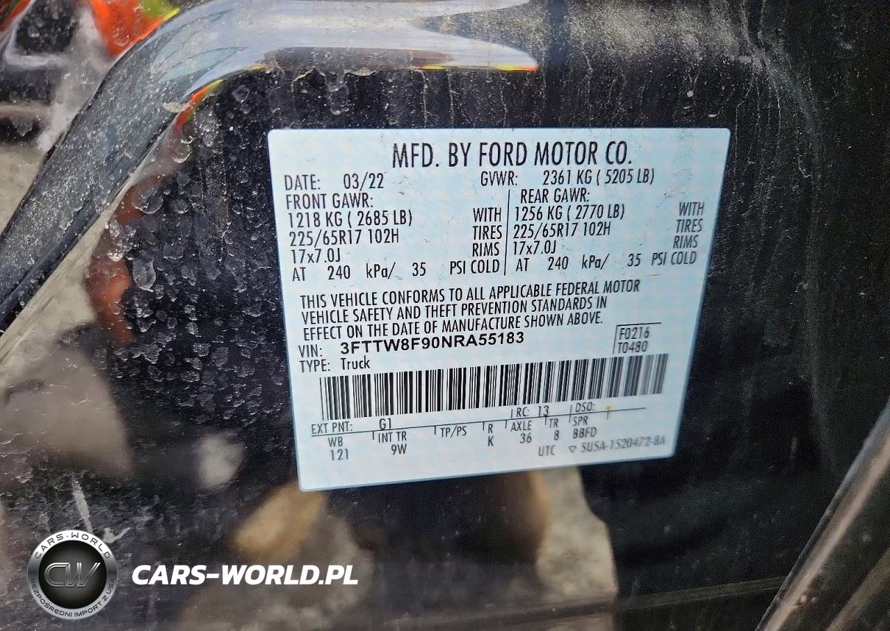 2022 Ford Maverick Xl VIN:3FTTW8F90NRA55183 - 12