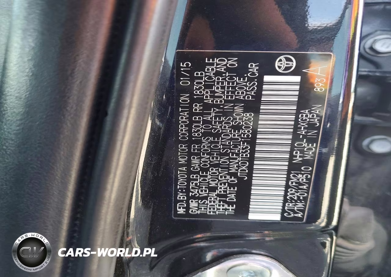 2015 Toyota Prius C Three VIN:JTDKDTB33F1580238 - 13