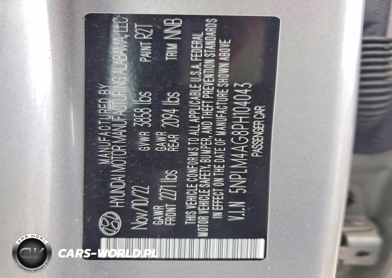2023 Hyundai Elantra Sel VIN:5NPLM4AG8PH104043 - 12