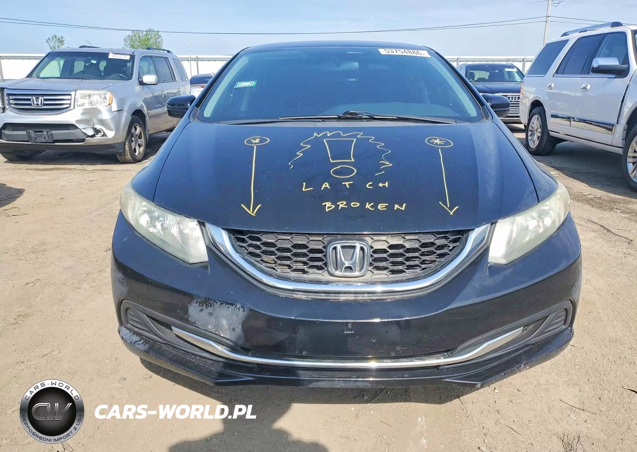 2015 Honda Civic Lx VIN:19XFB2F53FE016535 - 5