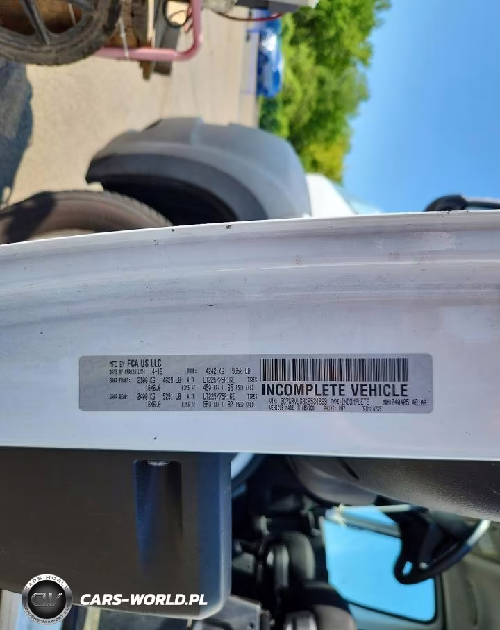 2019 Ram Promaster 3500 3500 Standard VIN:3C7WRVLG3KE534869 - 13