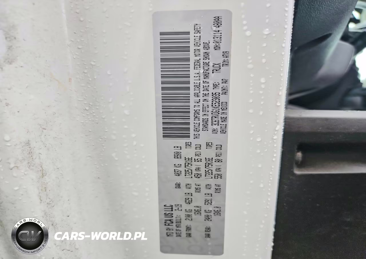2019 Ram Promaster 2500 Delivery Van VIN:3C6TRVDG1KE523035 - 13