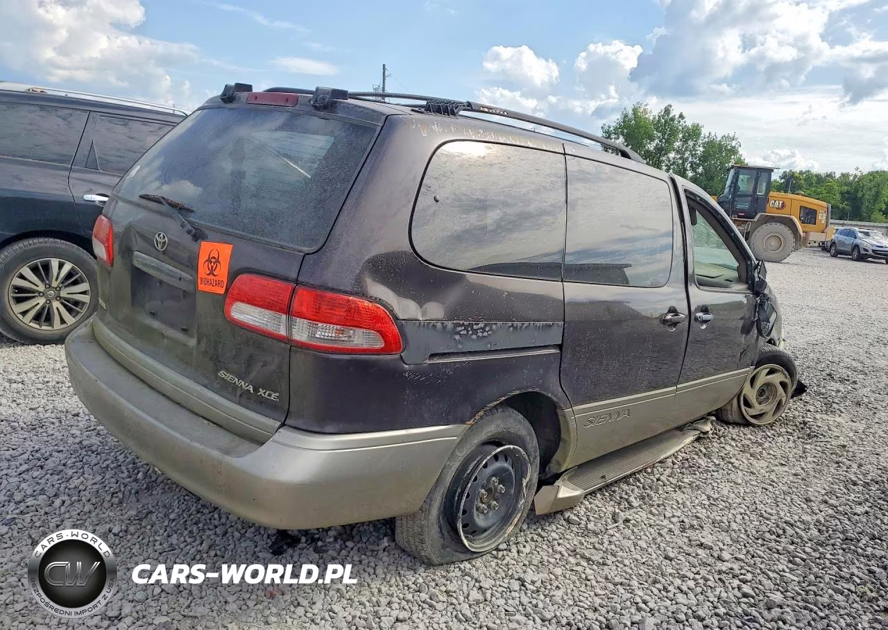 2002 Toyota Sienna Xle VIN:4T3ZF13C42U477742 - 3