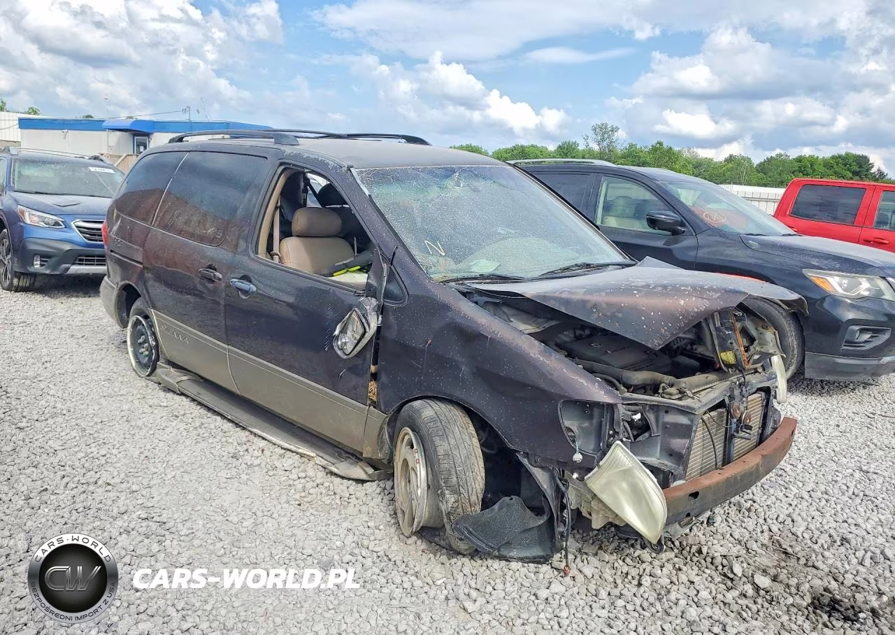 2002 Toyota Sienna Xle VIN:4T3ZF13C42U477742 - 4