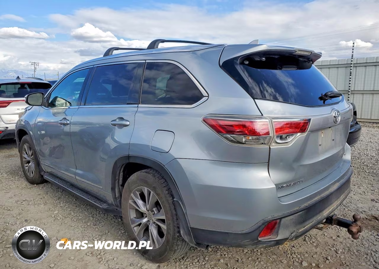 2015 Toyota Highlander Xle VIN:5TDKKRFH4FS096242 - 2