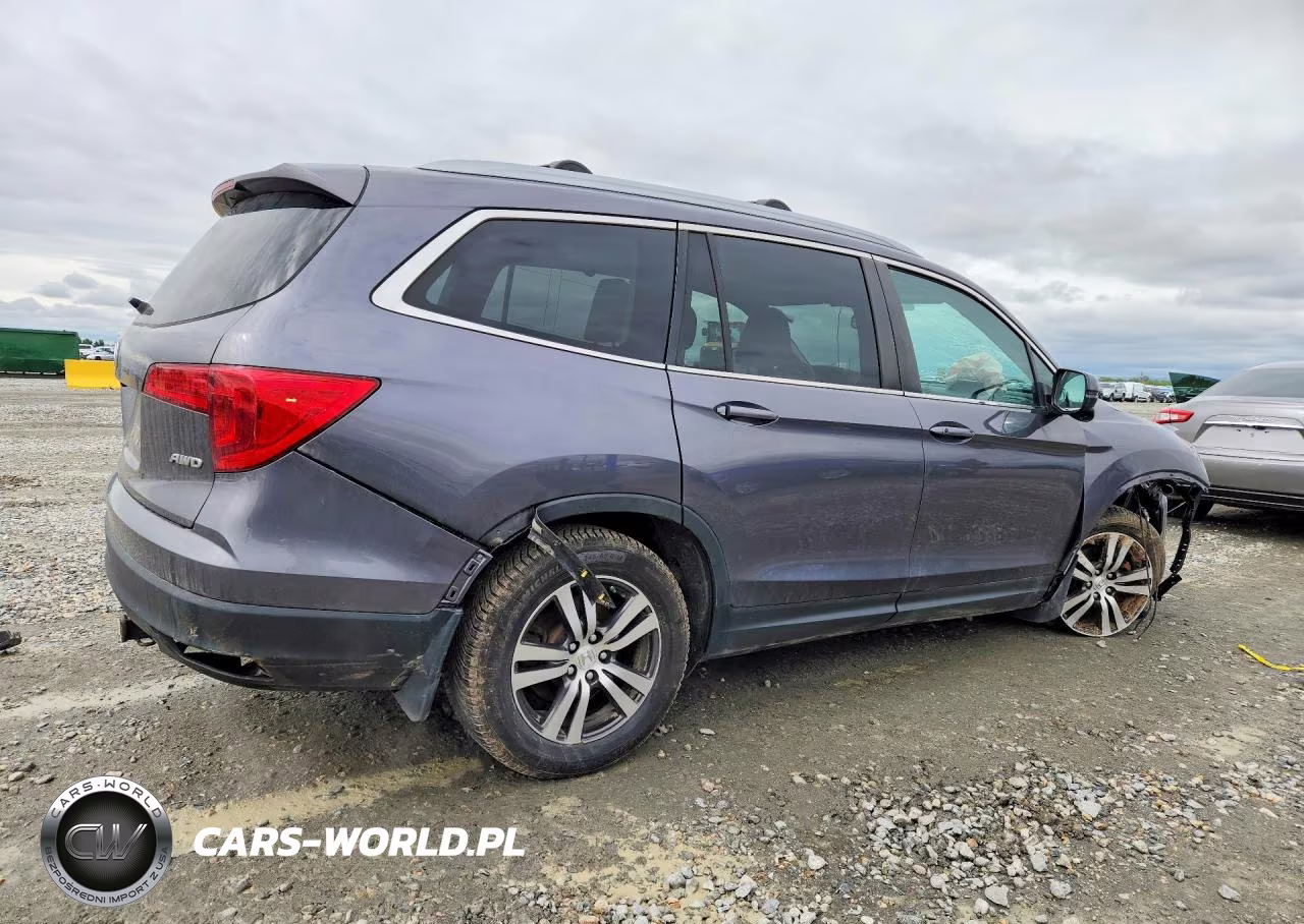 2017 Honda Pilot Exl VIN:5FNYF6H50HB043495 - 3