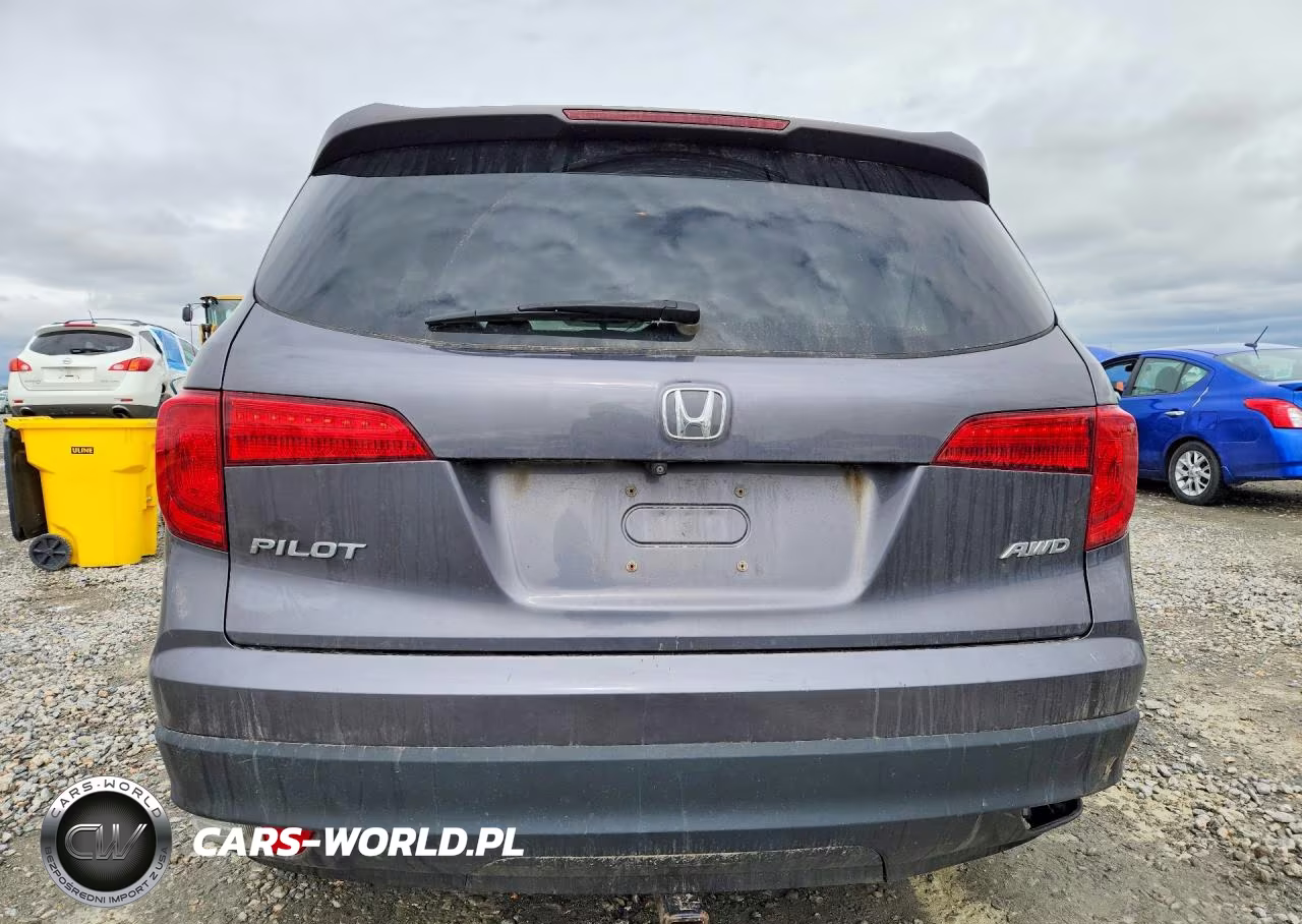2017 Honda Pilot Exl VIN:5FNYF6H50HB043495 - 6