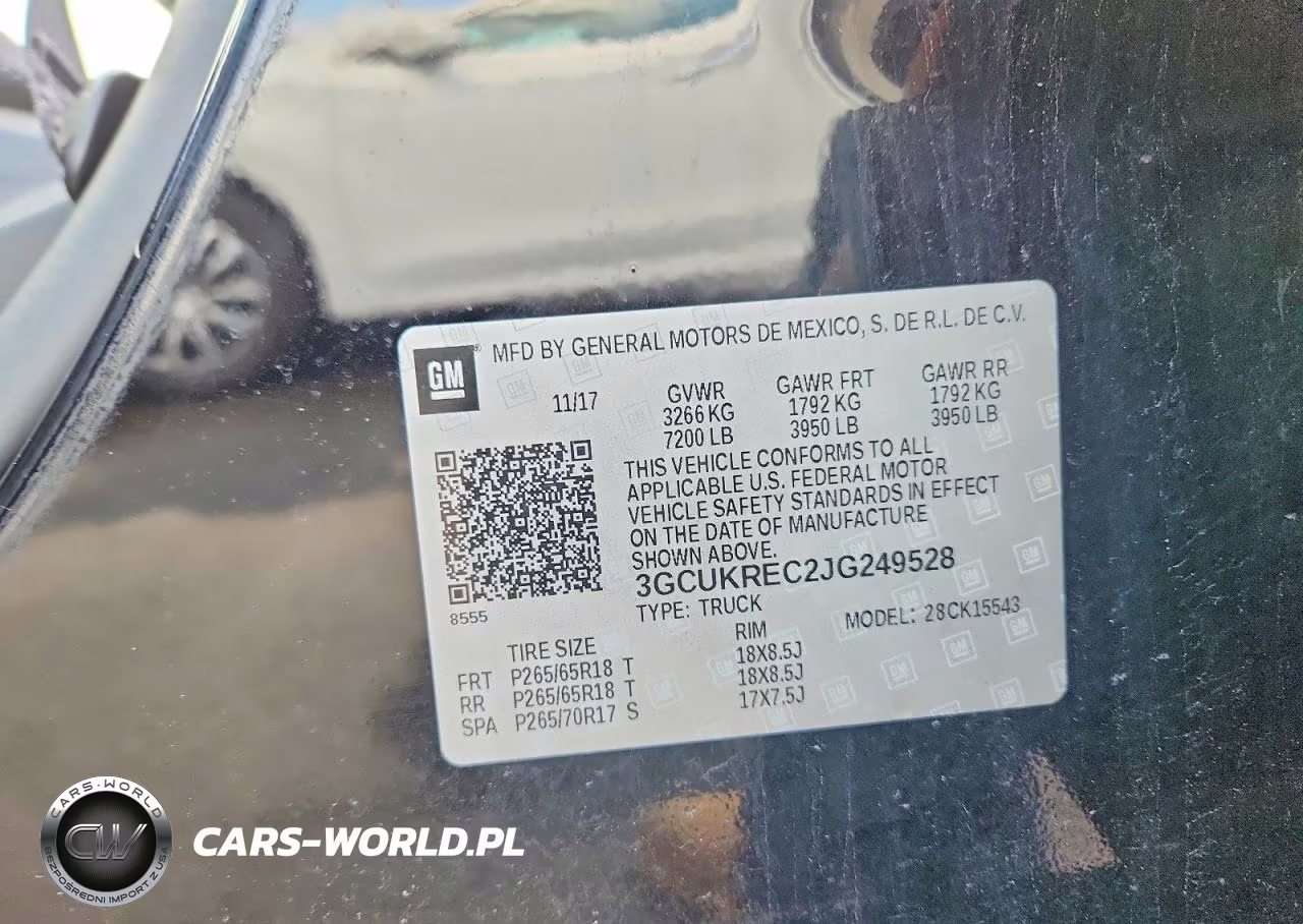 2018 Chevrolet Silverado K1500 Lt VIN:3GCUKREC2JG249528 - 12