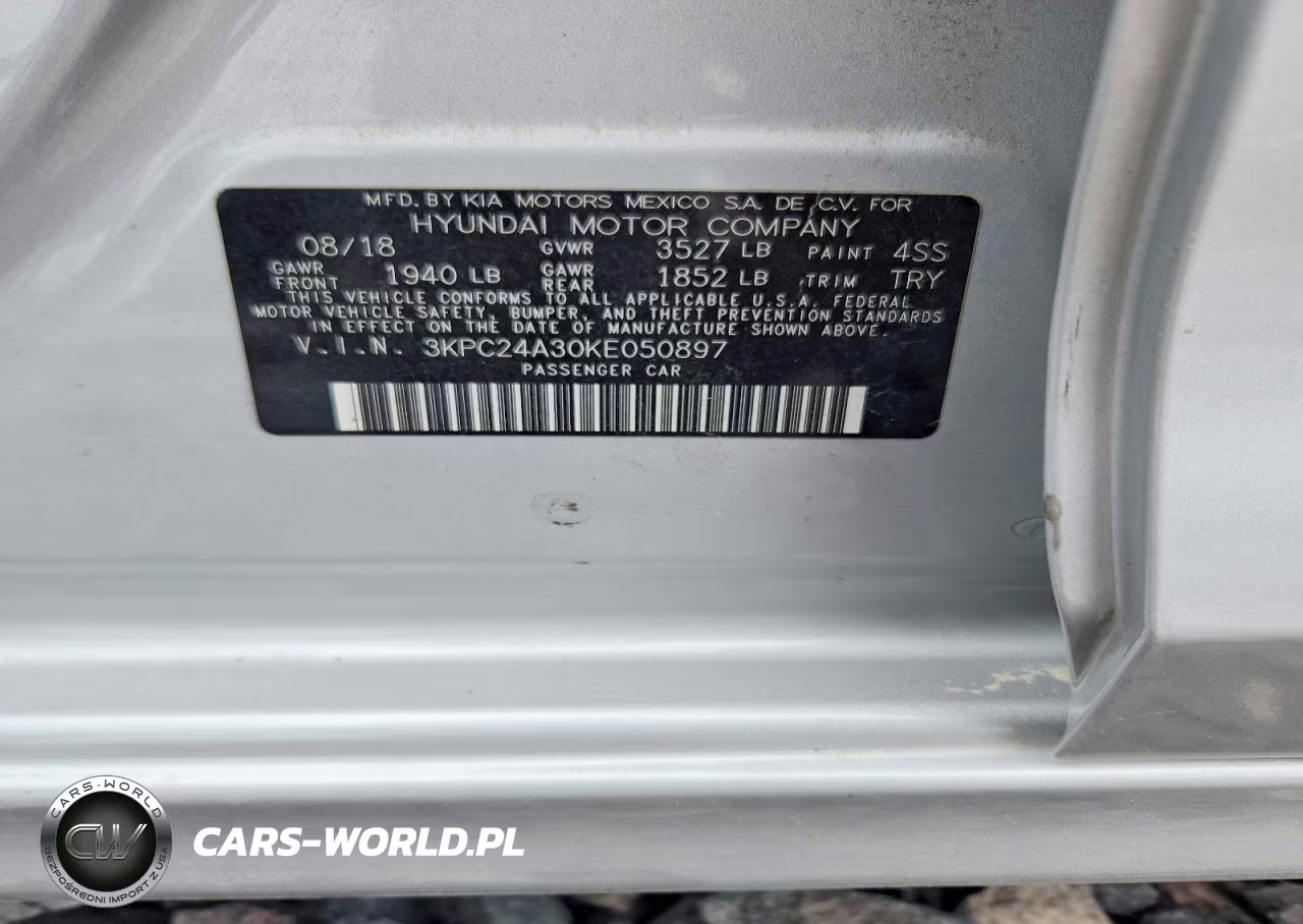 2019 Hyundai Accent Se VIN:3KPC24A30KE050897 - 12