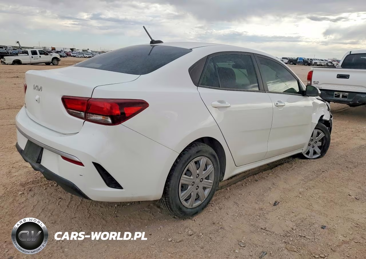 2022 Kia Rio Lx VIN:3KPA24AD4NE480226 - 3