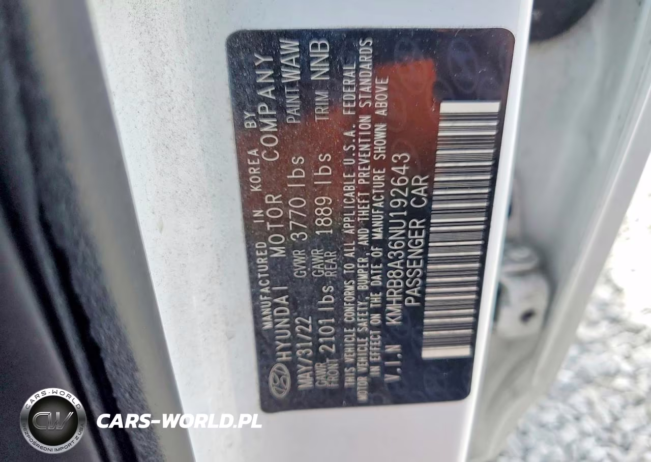 2022 Hyundai Venue VIN:KMHRB8A36NU192643 - 13