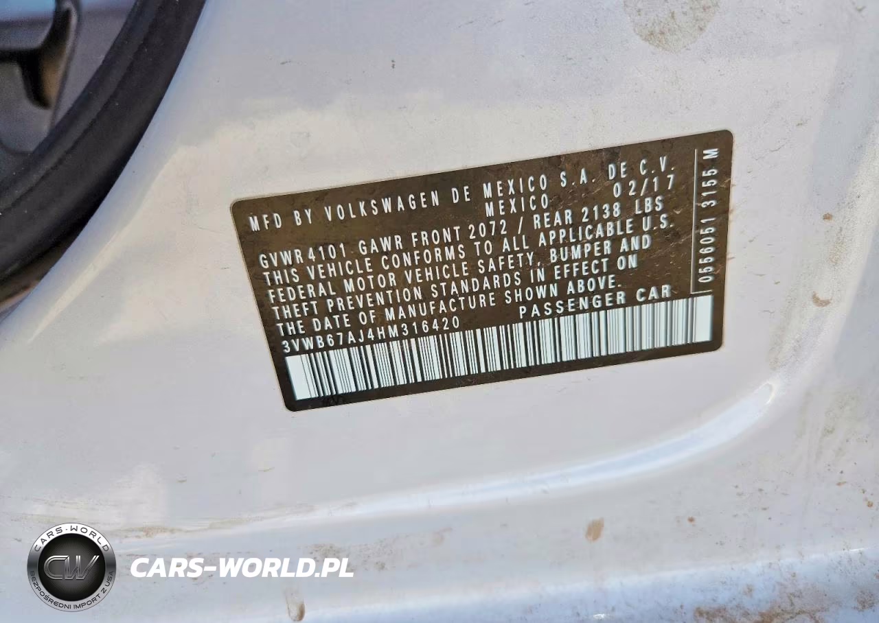 2017 Volkswagen Jetta Se VIN:3VWB67AJ4HM316420 - 12