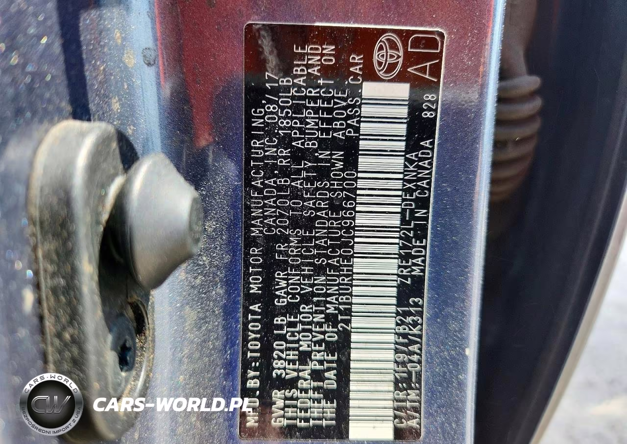 2018 Toyota Corolla Le VIN:2T1BURHE0JC966700 - 13