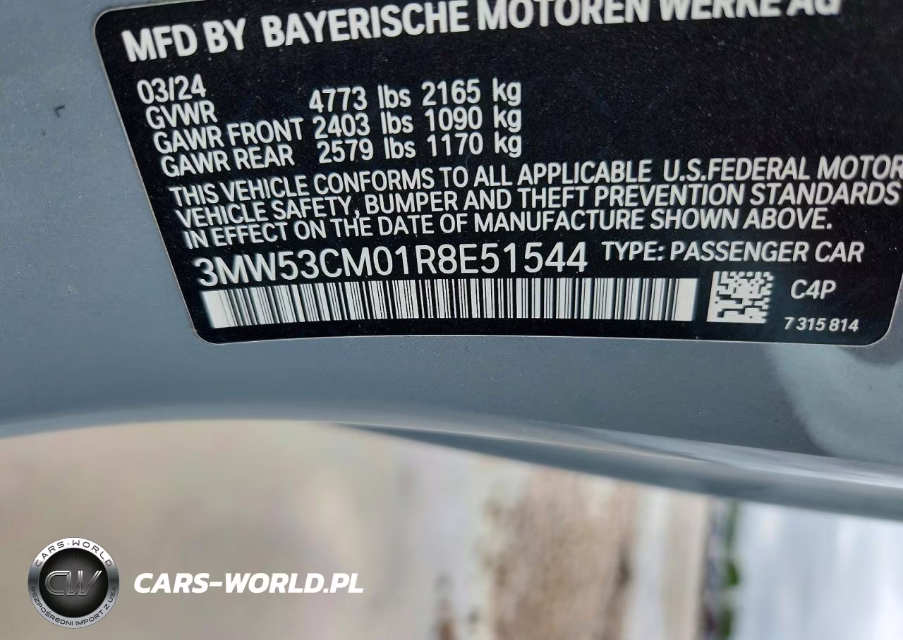 2024 BMW M240Xi VIN:3MW53CM01R8E51544 - 12