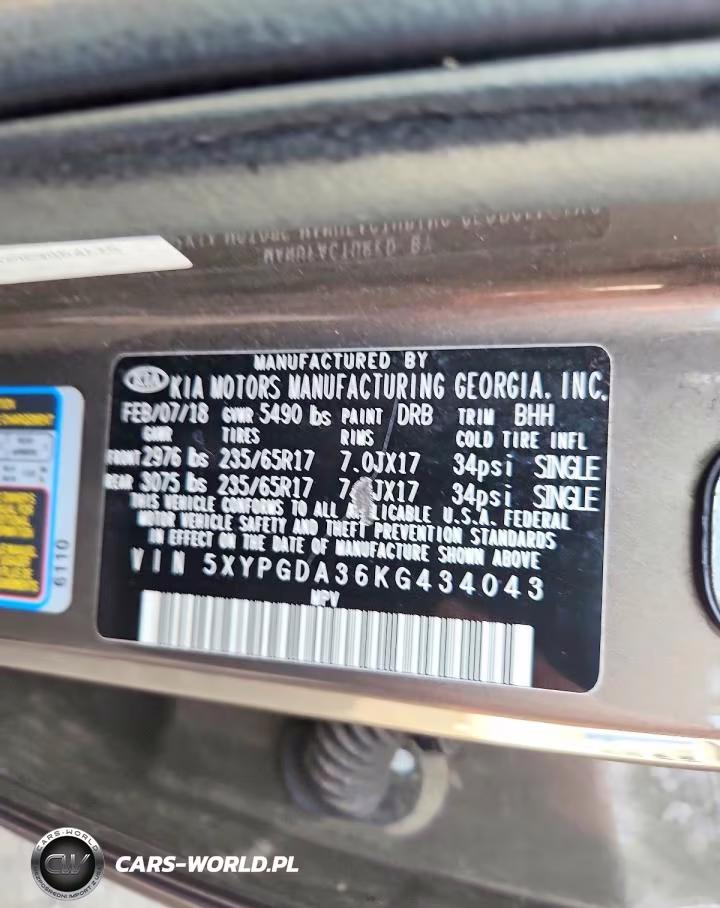 2019 Kia Sorento Lx VIN:5XYPGDA36KG434043 - 13