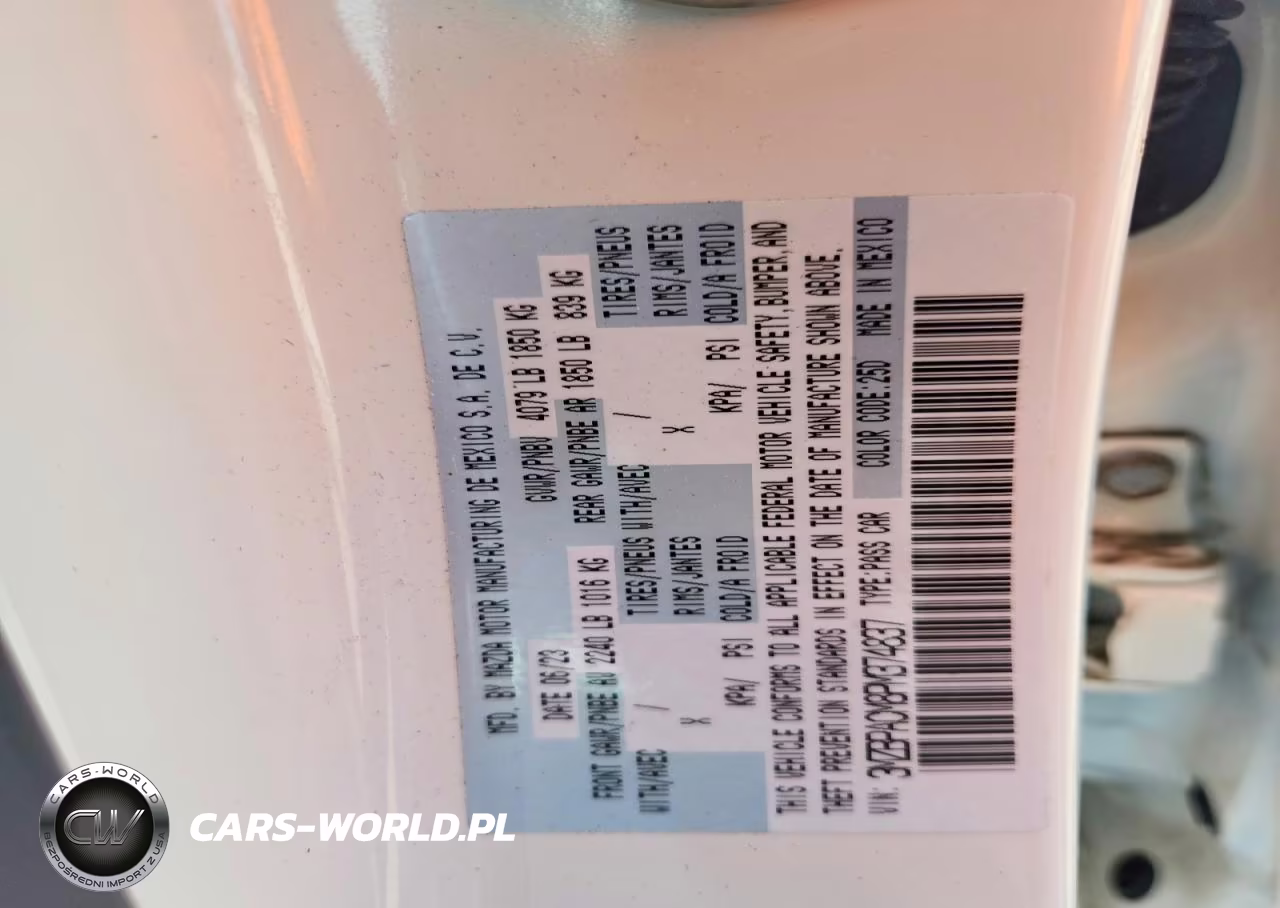 2023 Mazda 3 Preferred VIN:3MZBPACM8PM374837 - 12