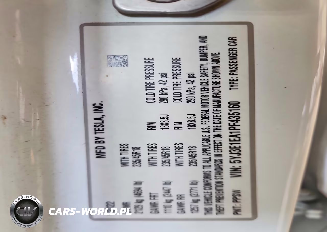 2023 Tesla Model 3 VIN:5YJ3E1EA1PF435160 - 12