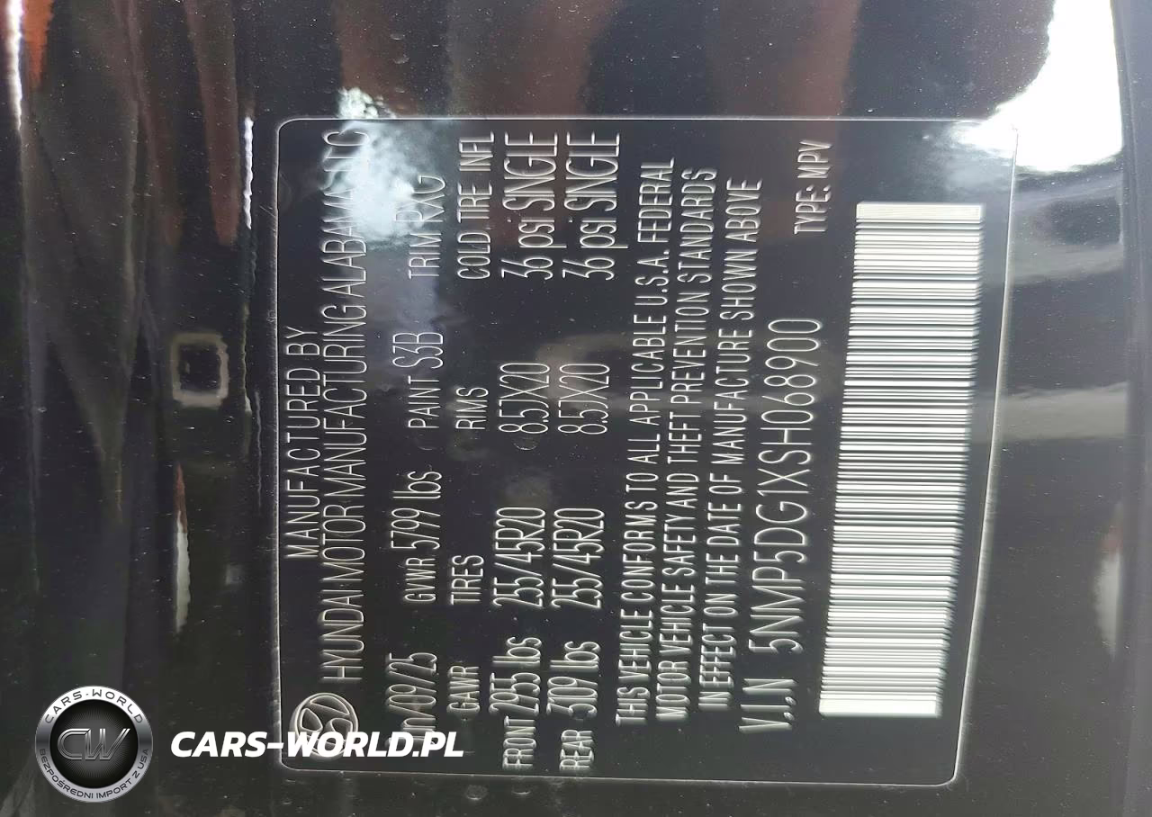 2025 Hyundai Santa Fe Calligraphy VIN:5NMP5DG1XSH068900 - 13