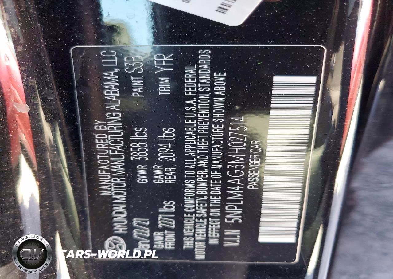 2021 Hyundai Elantra Sel VIN:5NPLM4AG3MH027514 - 12