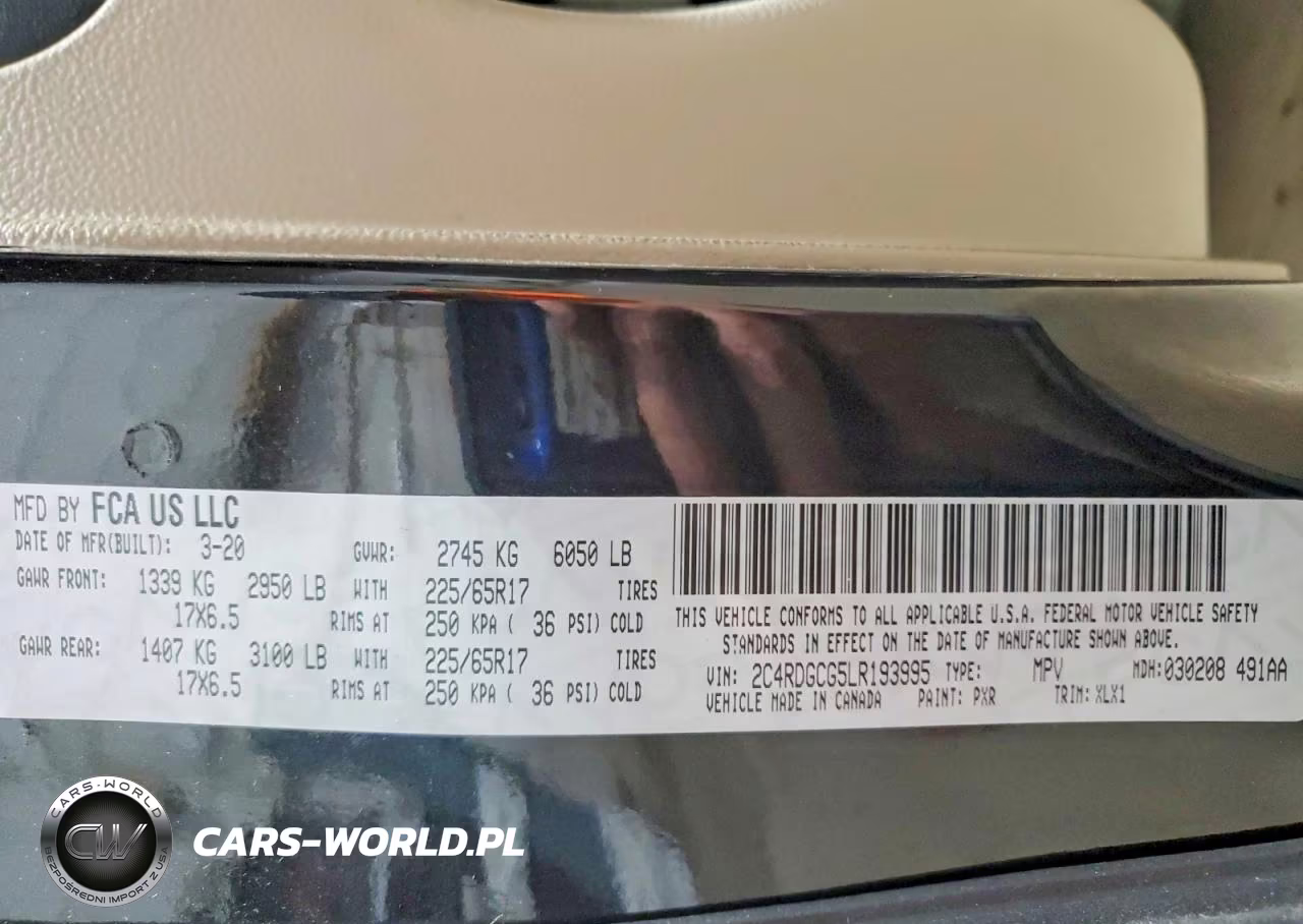 2020 Dodge Caravan Sxt VIN:2C4RDGCG5LR193995 - 13