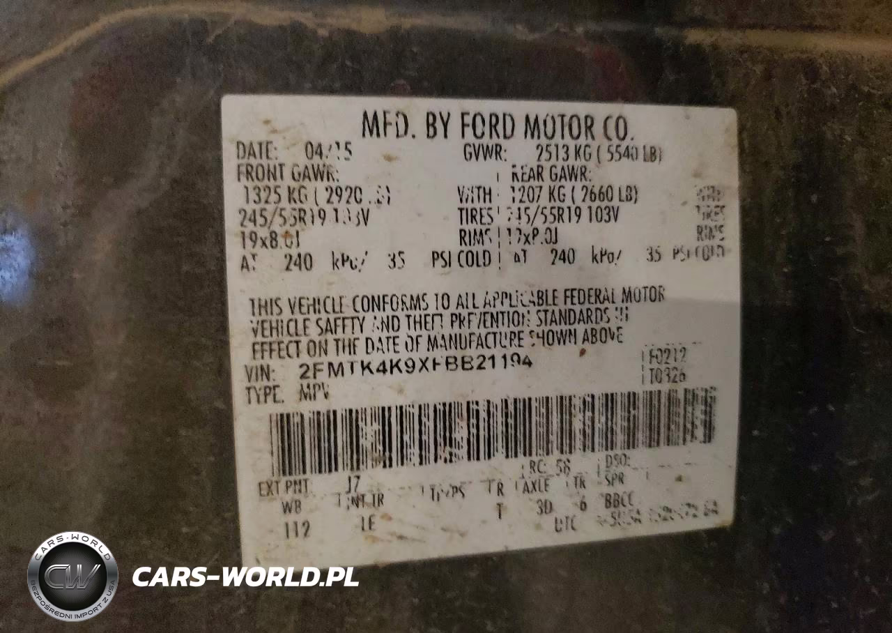 2015 Ford Edge Titanium VIN:2FMTK4K9XFBB21194 - 14