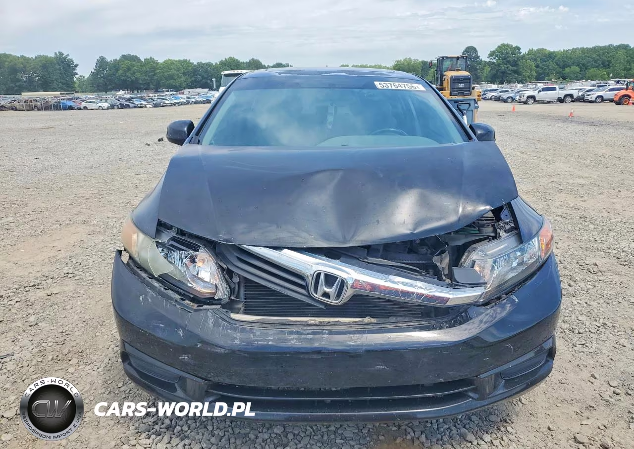 2012 Honda Civic Exl VIN:2HGFB2F94CH519835 - 5