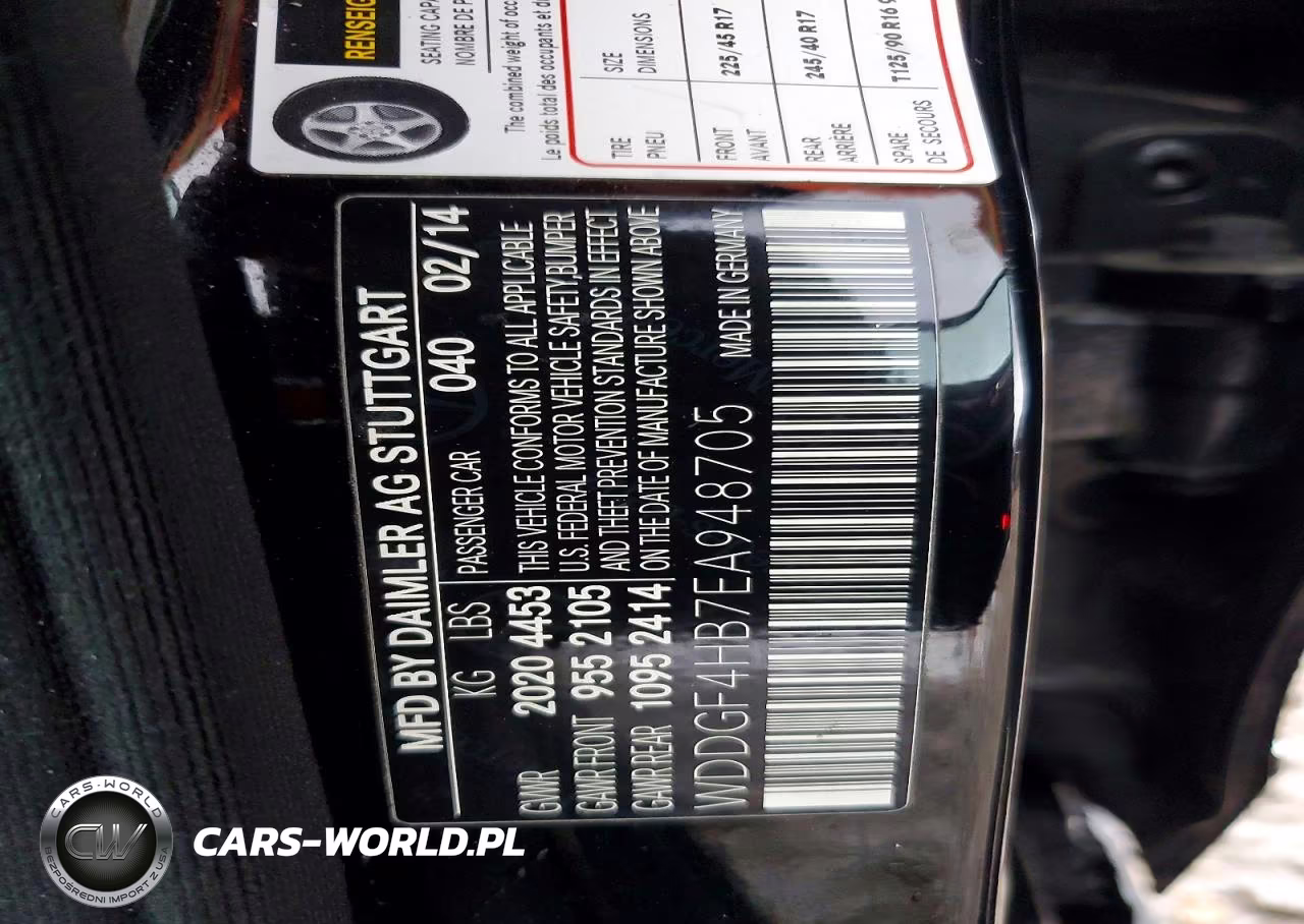 2014 Mercedes-Benz C 250 VIN:WDDGF4HB7EA948705 - 12