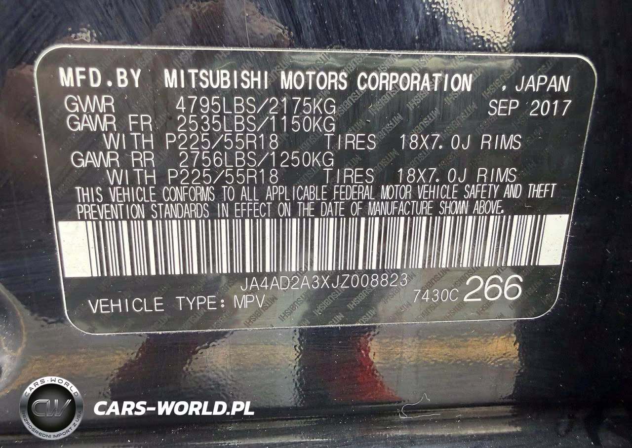 2018 Mitsubishi Outlander Es VIN:JA4AD2A3XJZ008823 - 10