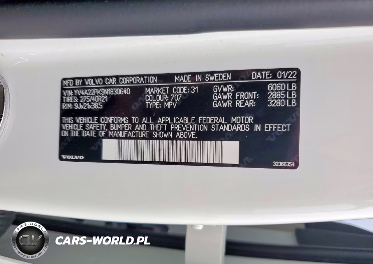 2022 Volvo Xc90 T6 Momentum VIN:YV4A22PK9N1830640 - 14
