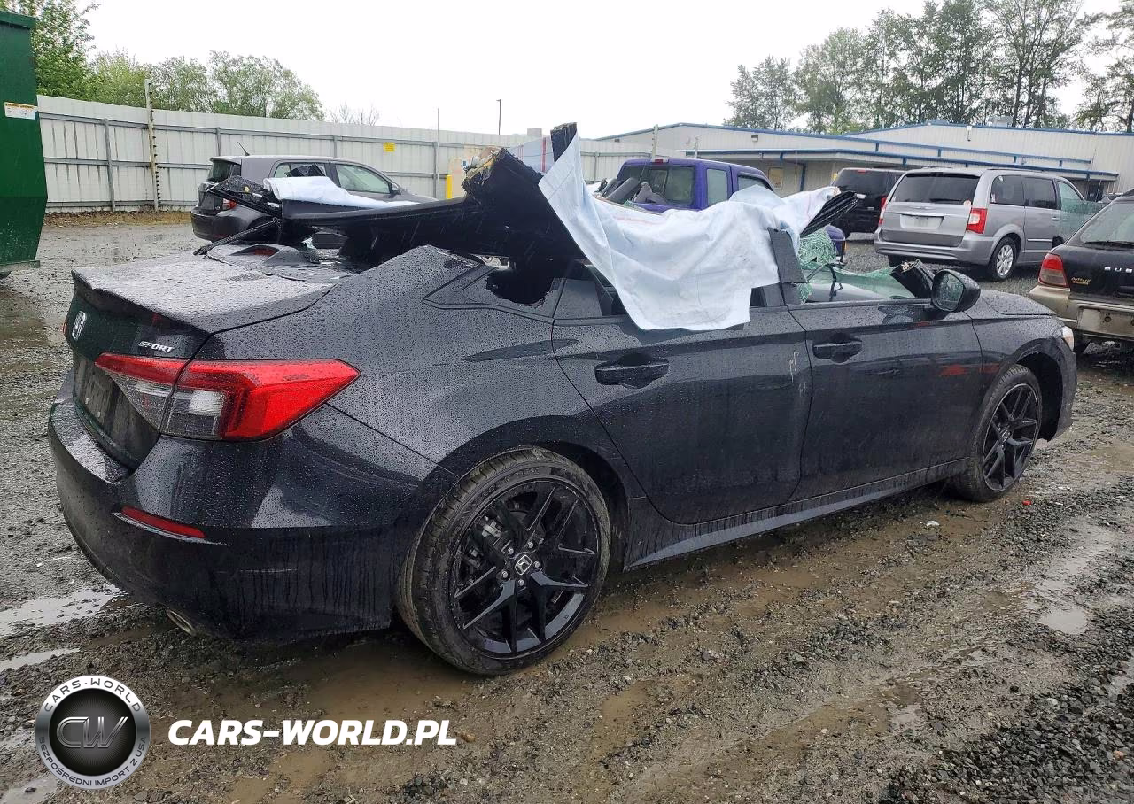 2022 Honda Civic Sport VIN:2HGFE2F55NH527658 - 3