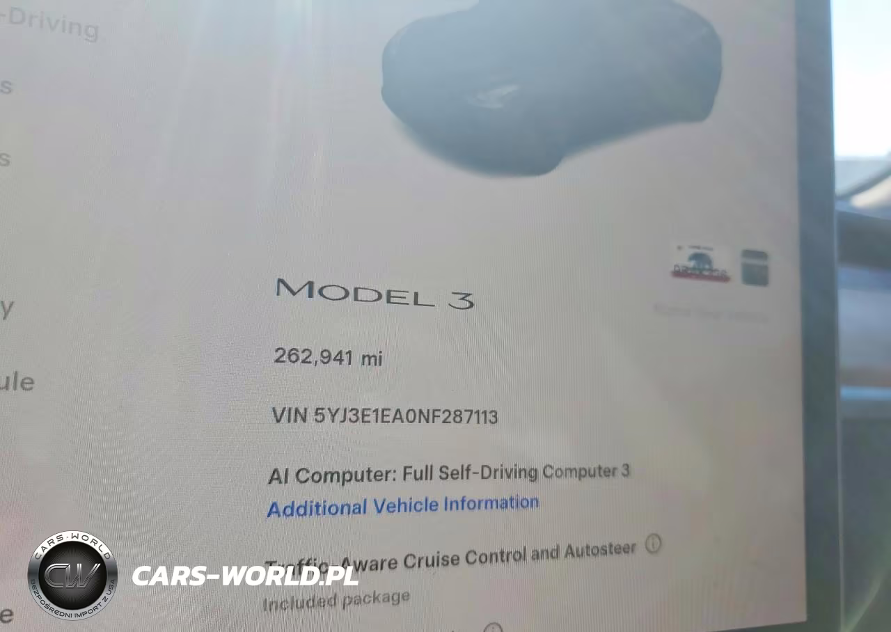 2022 Tesla Model 3 VIN:5YJ3E1EA0NF287113 - 9