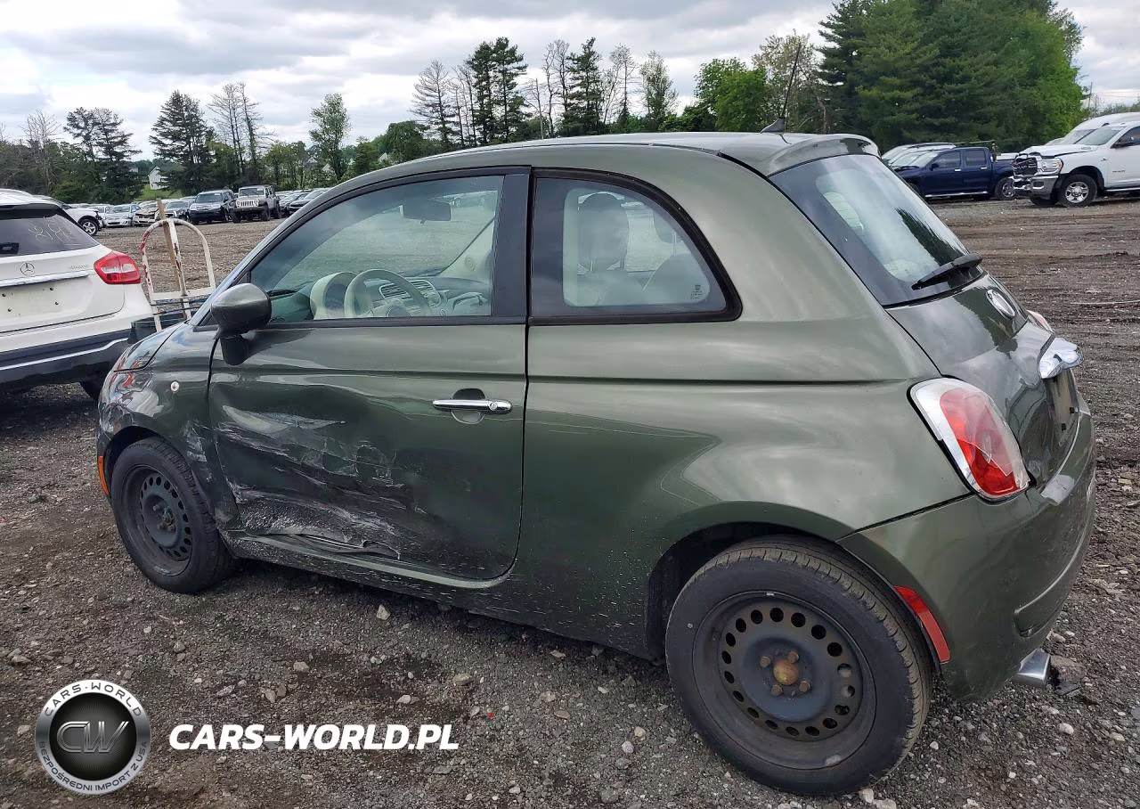2012 Fiat 500 Pop VIN:3C3CFFAR0CT352020 - 2