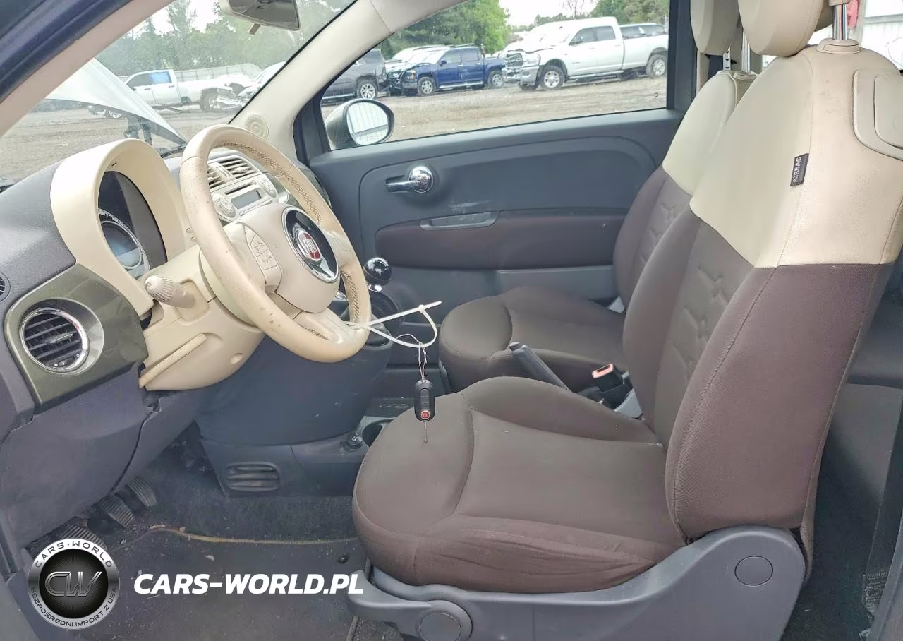 2012 Fiat 500 Pop VIN:3C3CFFAR0CT352020 - 7