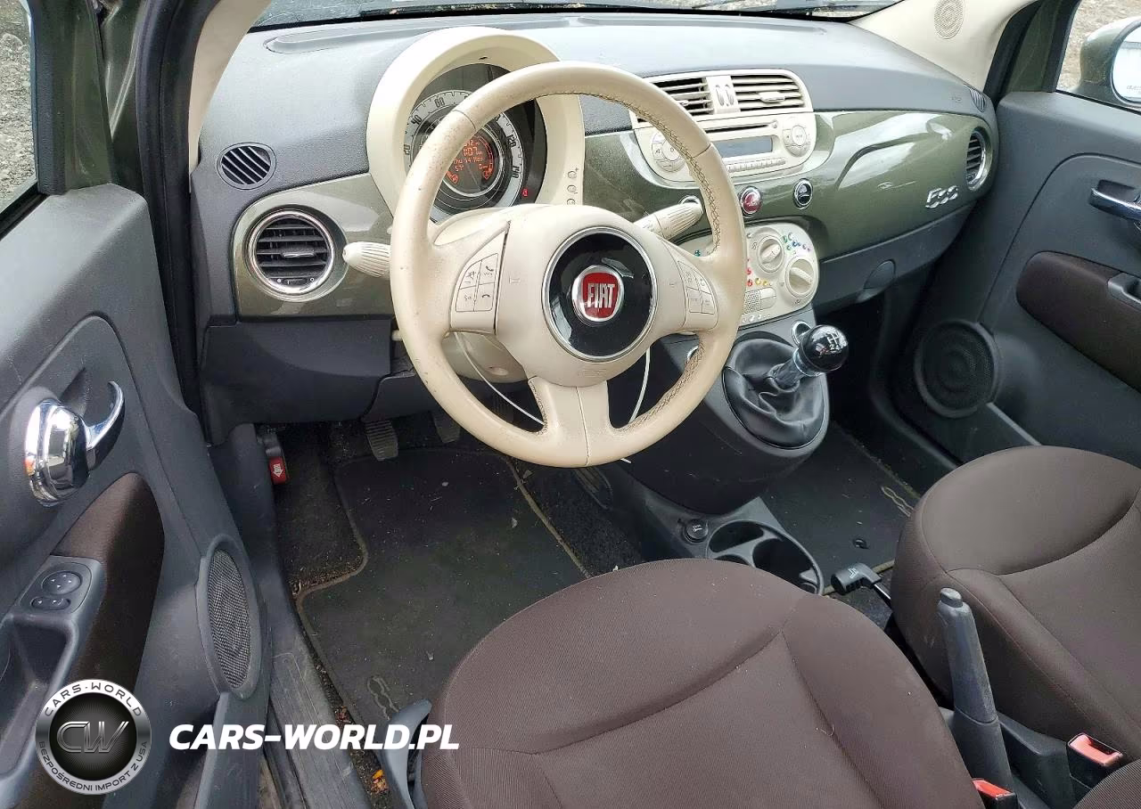 2012 Fiat 500 Pop VIN:3C3CFFAR0CT352020 - 8