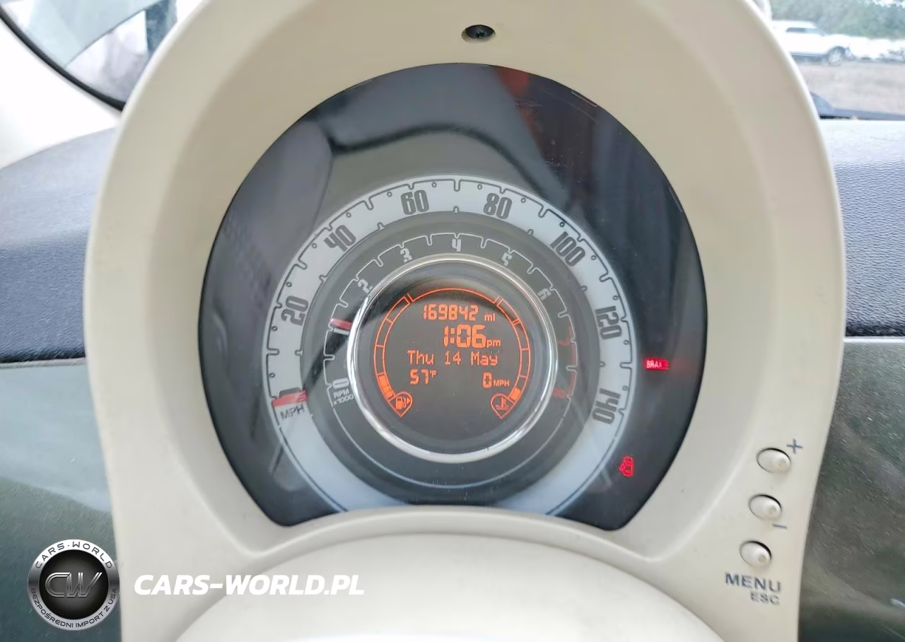 2012 Fiat 500 Pop VIN:3C3CFFAR0CT352020 - 9