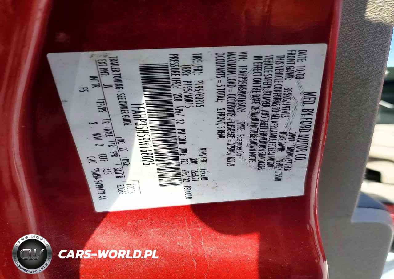 2009 Ford Focus Se VIN:1FAHP35N59W168026 - 13
