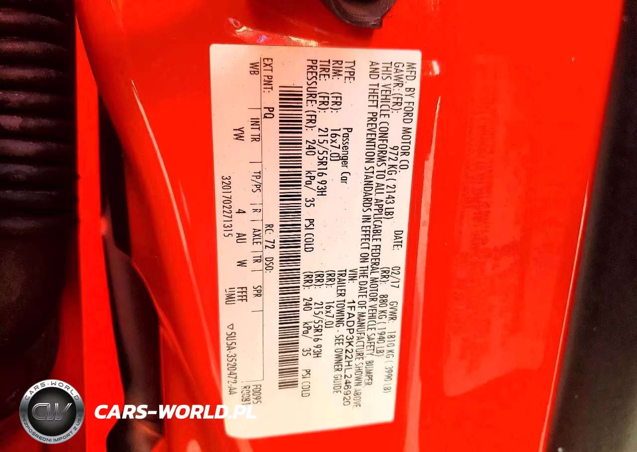 2017 Ford Focus Se VIN:1FADP3K22HL246920 - 12