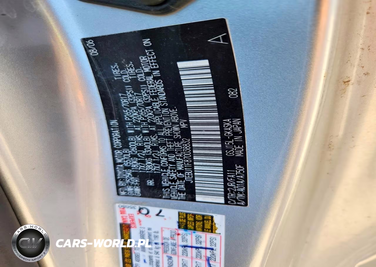 2007 Toyota Fj Cruiser Base VIN:JTEBU11F870038832 - 13