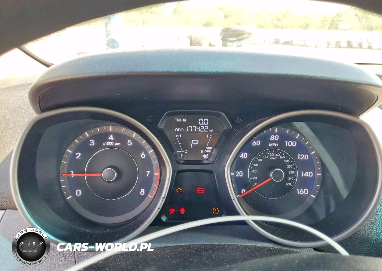 2013 Hyundai Elantra Gls VIN:5NPDH4AE5DH359574 - 9