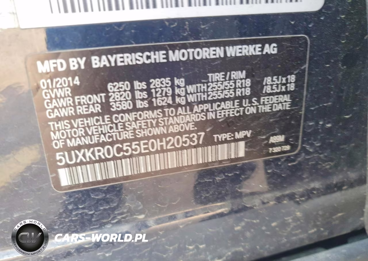 2014 BMW X5 xDrive35I VIN:5UXKR0C55E0H20537 - 12