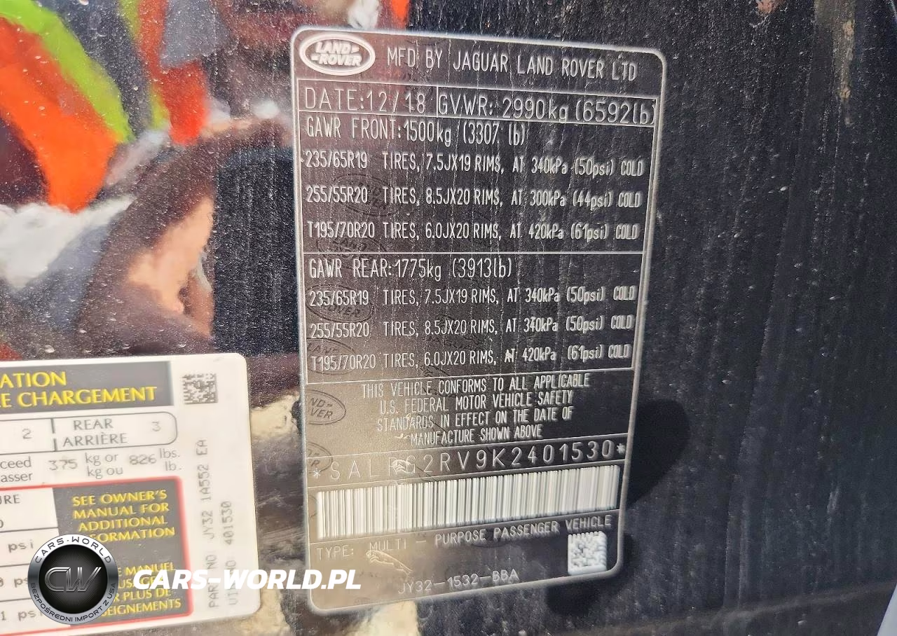 2019 Land Rover Discovery Se VIN:SALRG2RV9K2401530 - 13