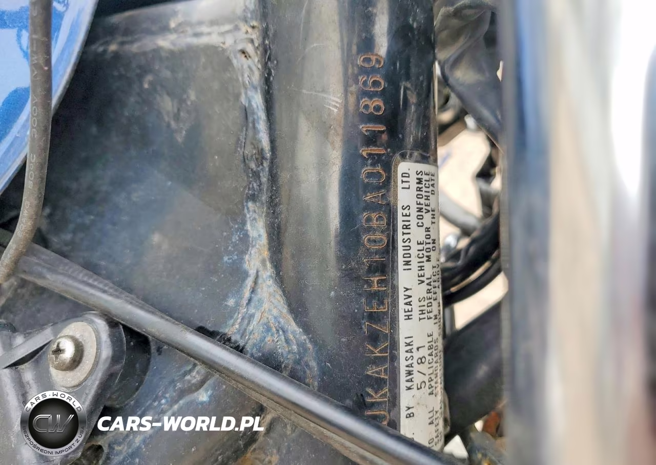 1981 Kawasaki Kz650 H VIN:JKAKZEH10BA011869 - 8