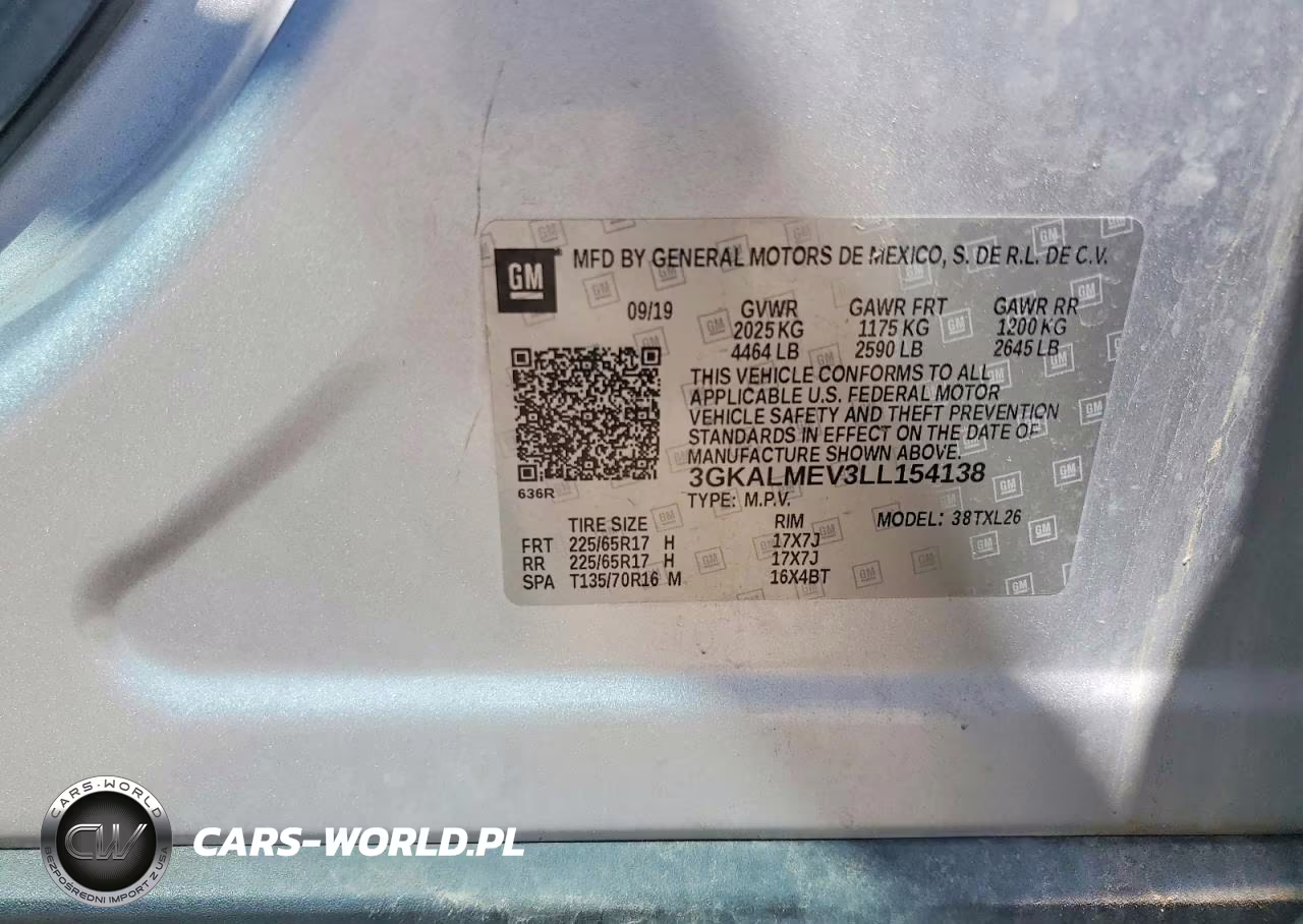 2020 GMC Terrain Sle VIN:3GKALMEV3LL154138 - 13