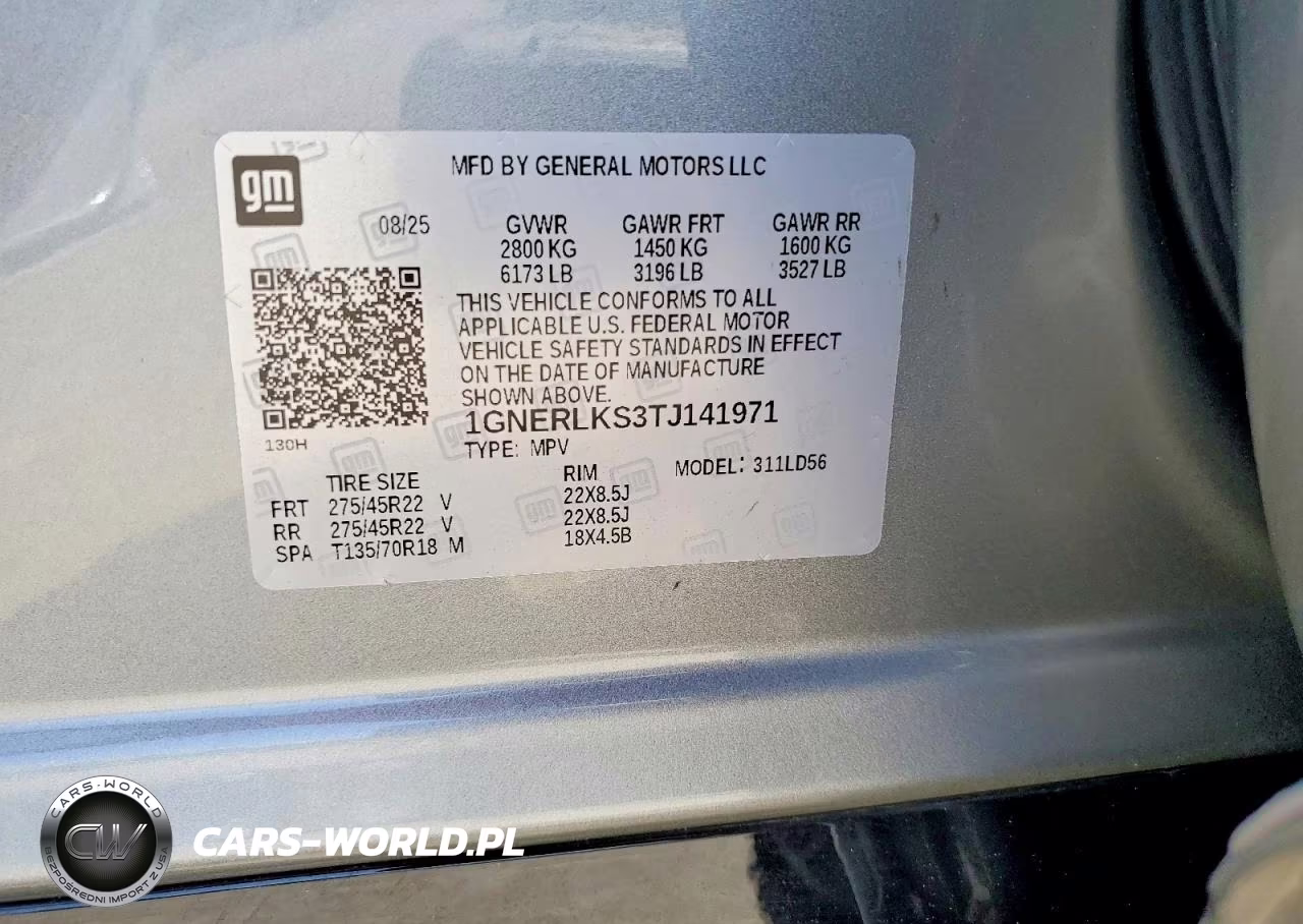 2026 Chevrolet Traverse Rs VIN:1GNERLKS3TJ141971 - 13