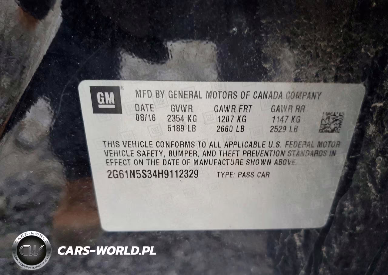 2017 Cadillac Xts Luxury VIN:2G61N5S34H9112329 - 12