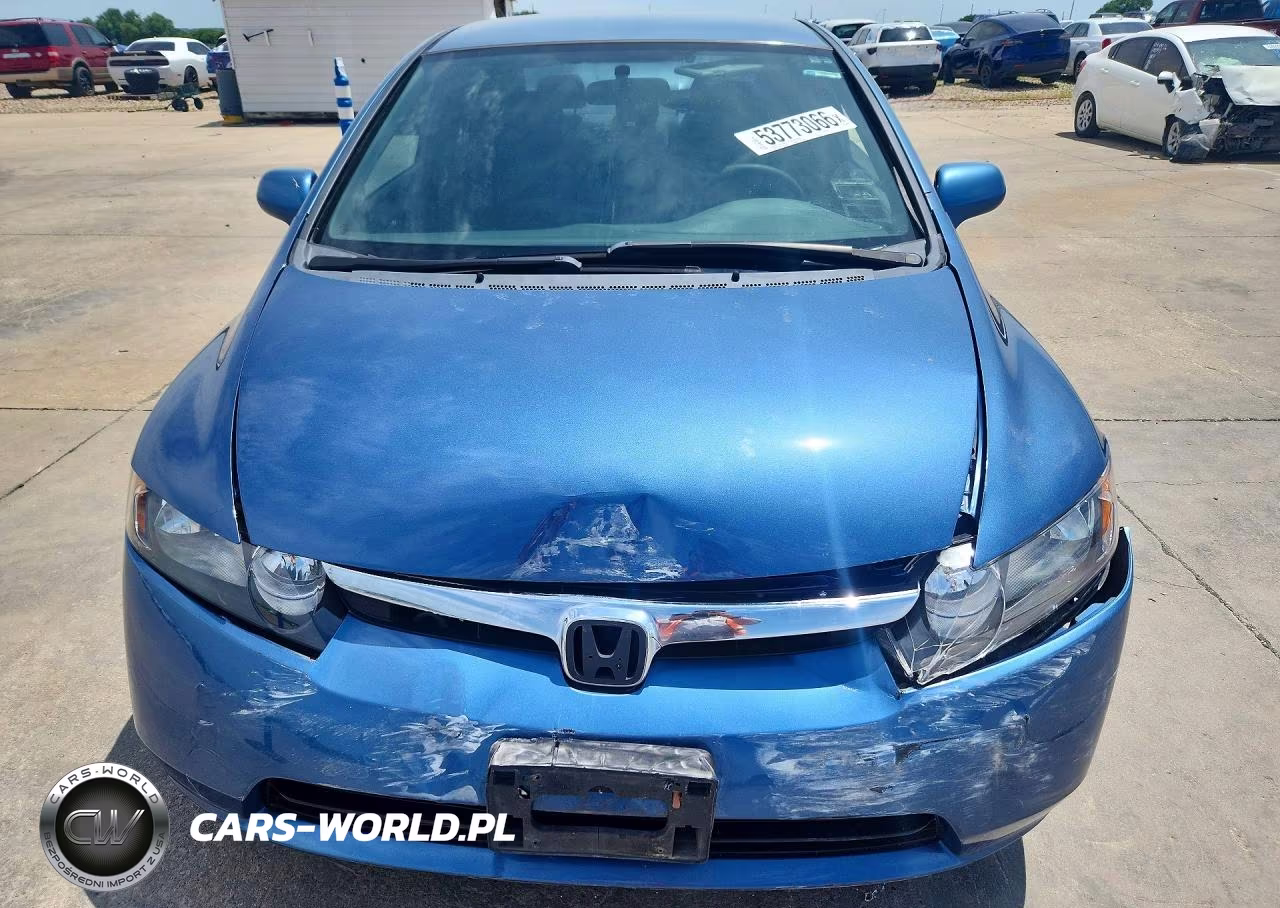 2007 Honda Civic Lx VIN:JHMFA16557S007815 - 5