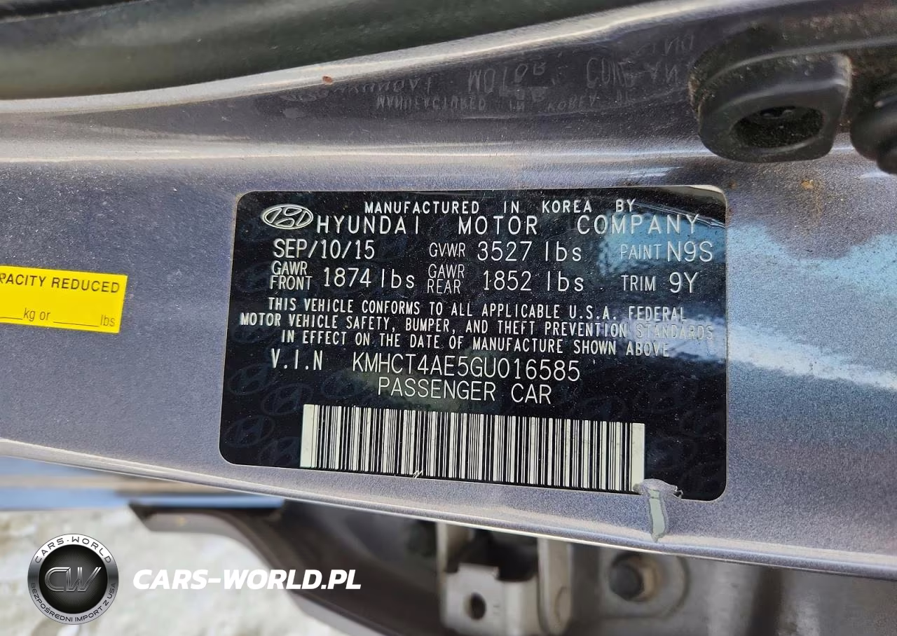 2016 Hyundai Accent Se VIN:KMHCT4AE5GU016585 - 12